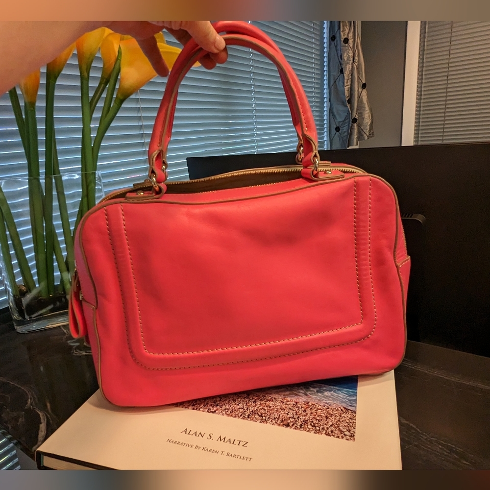 Bubblegum pink Kate Spade leather handbag in good condition